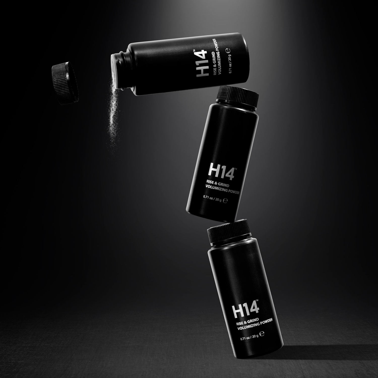 Rise & Grind Volumizing Powder – Instant fullness and texture with a matte finish for all hair types
